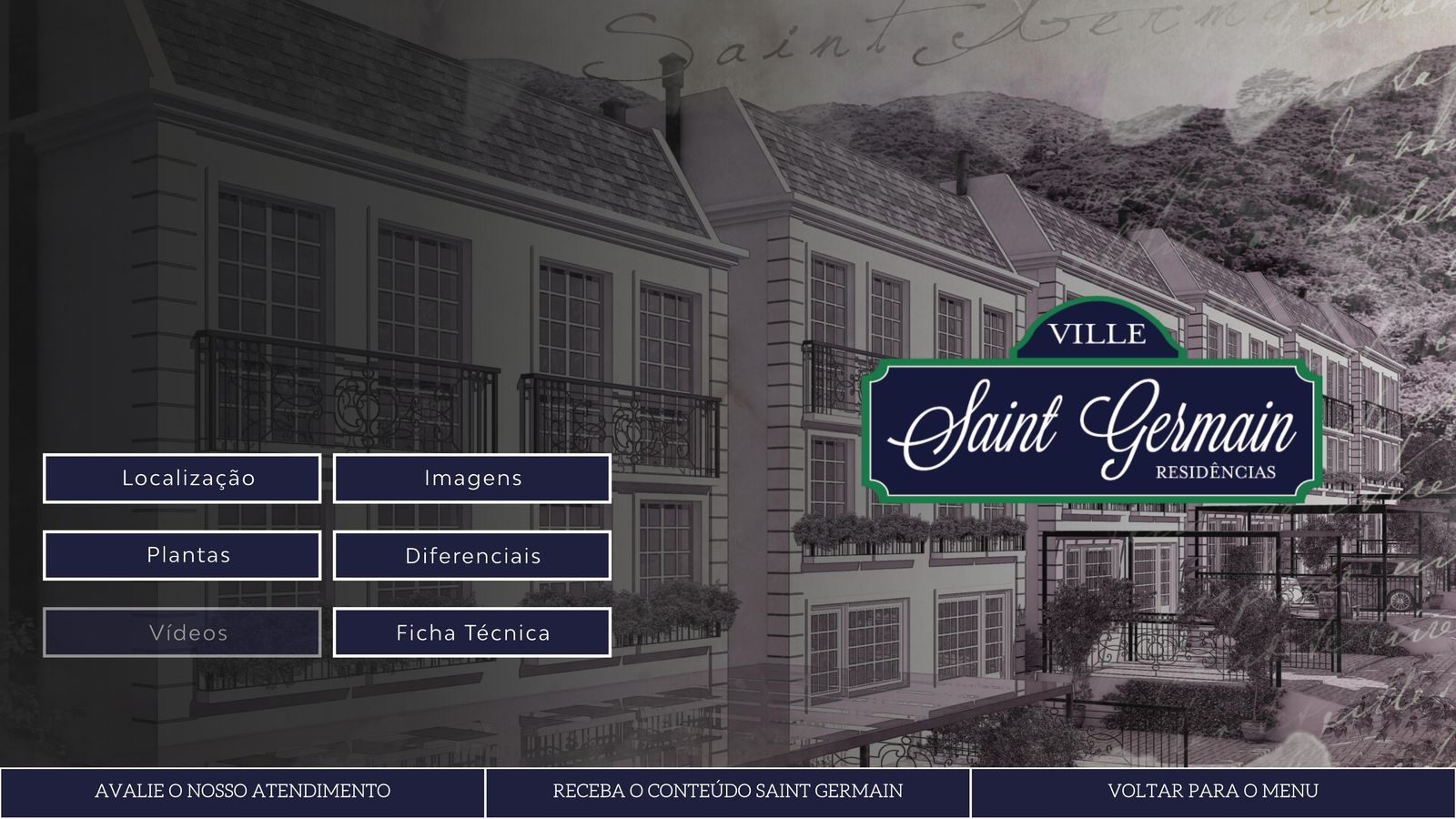 Ville Saint Germain — tela interativa 1
